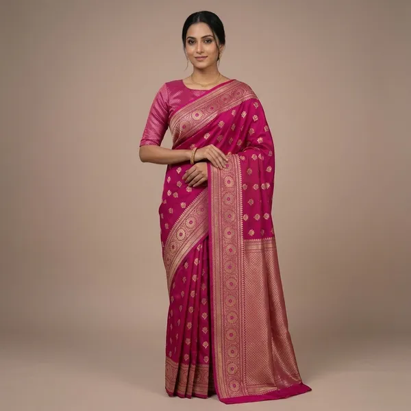 Magenta_Premium_And_Fancy_Design_Katan_Silk_Saree_For_Women