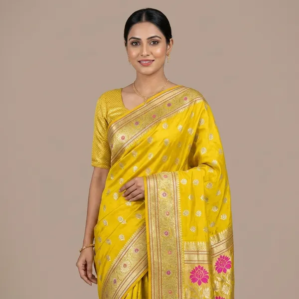 Yellow_Premium_And_Fancy_Design_Katan_Silk_Saree_For_Women