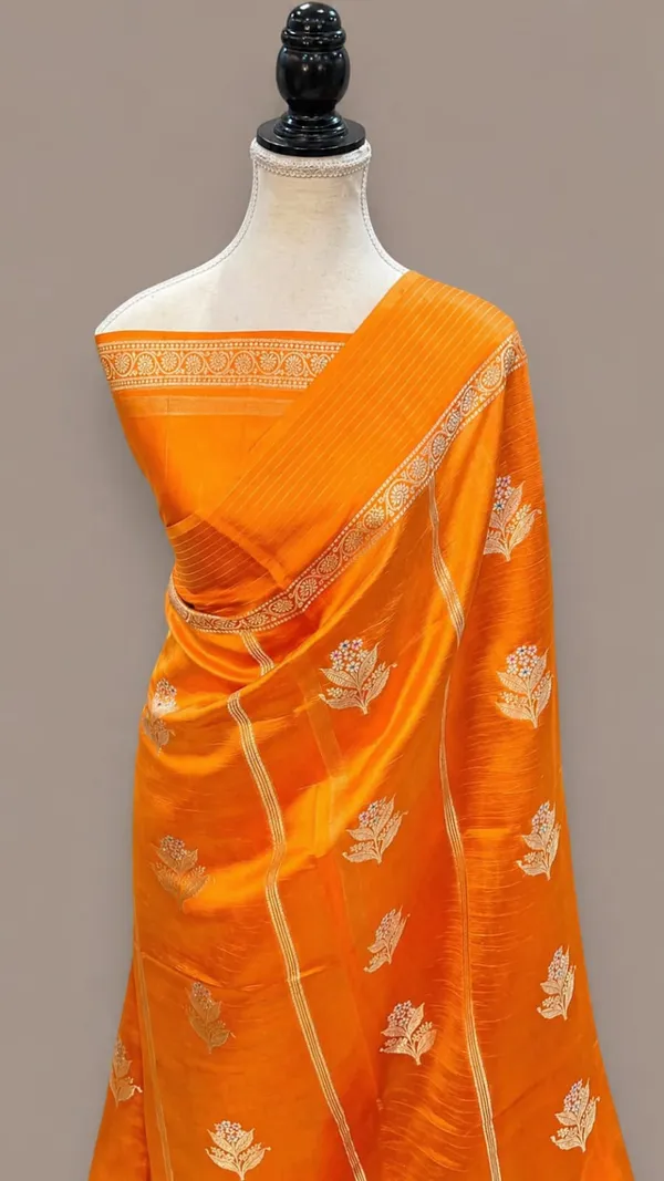 Orange_Silk_Embroidered_Saree_For_Women
