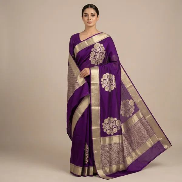 Purple_Premium_And_Fancy_Design_Organza_Silk_Saree_For_Women