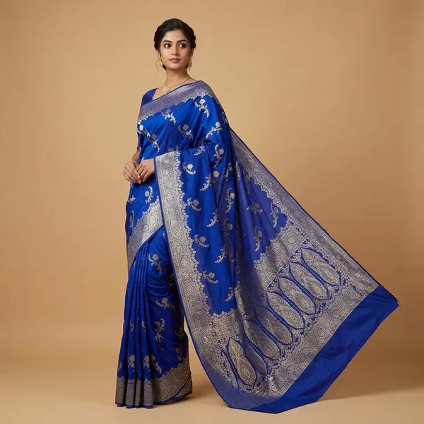 Royal_Blue_Premium_And_Fancy_Design_Semi_Katan_Saree_For_Women