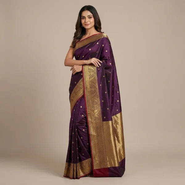 Purple_Premium_And_Fancy_Design_Semi_Katan_Saree_For_Women