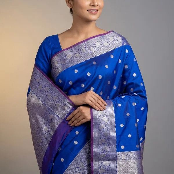 Blue_Premium_And_Fancy_Design_Synthetic_Silk_Saree_For_Women