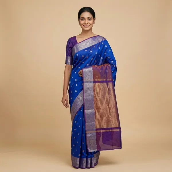 Blue_Premium_And_Fancy_Design_Synthetic_Silk_Saree_For_Women