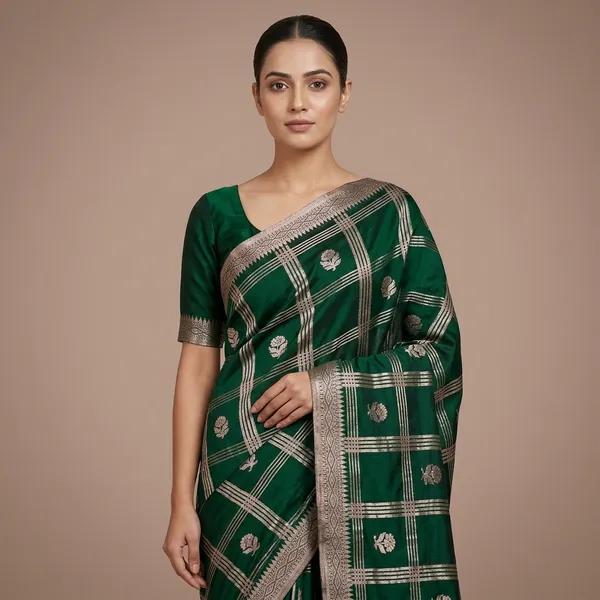 Green_Premium_And_Fancy_Design_Katan_Silk_Saree_For_Women