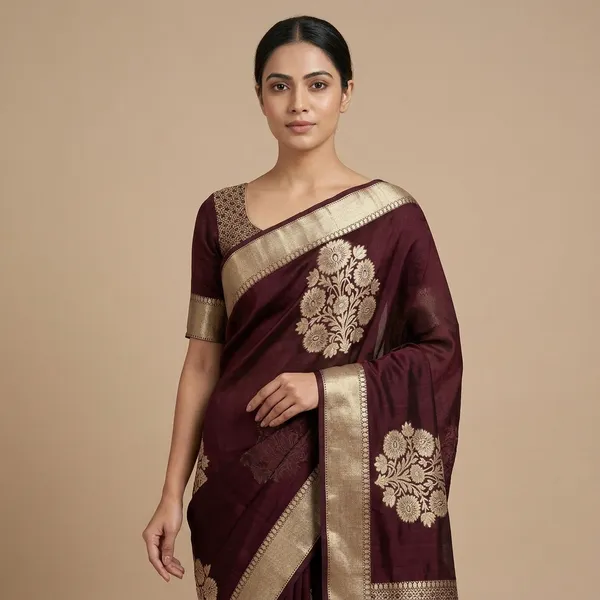 Maroon_Premium_And_Fancy_Design_Organza_Silk_Saree_For_Women