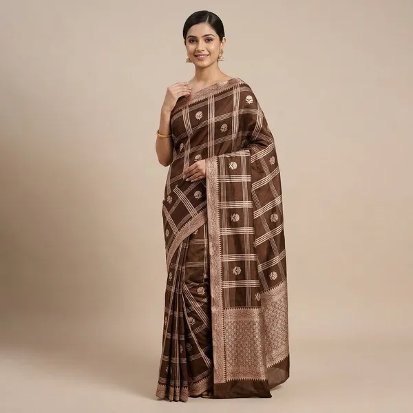 Brown_Premium_And_Fancy_Design_Katan_Silk_Saree_For_Women