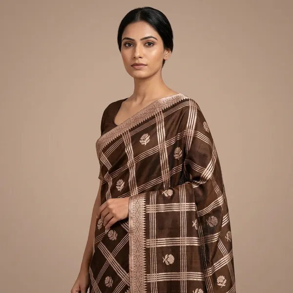 Brown_Premium_And_Fancy_Design_Katan_Silk_Saree_For_Women