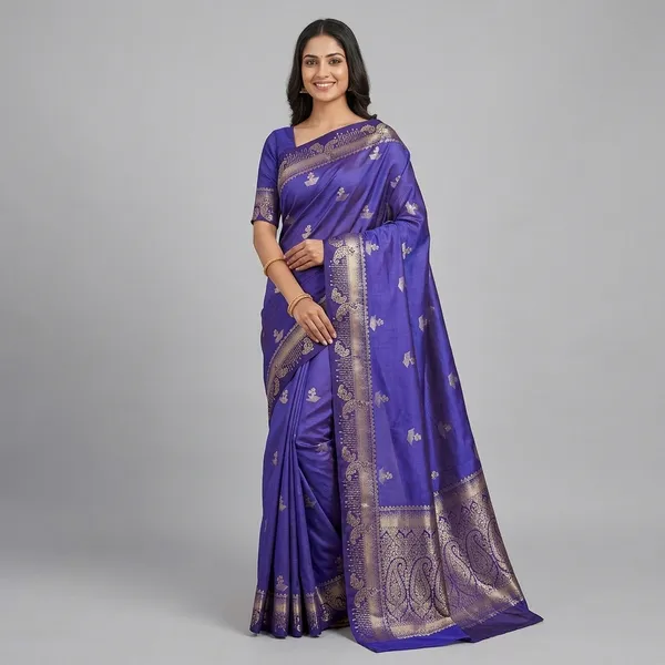 Purple_Premium_And_Fancy_Design_Semi_Katan_Silk_Raw_Mango_Saree_For_Women