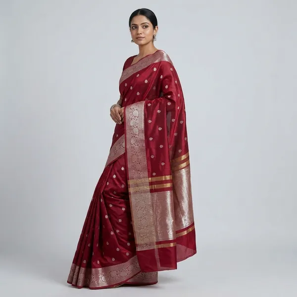 Maroon_Premium_And_Fancy_Design_Synthetic_Silk_Saree_For_Women