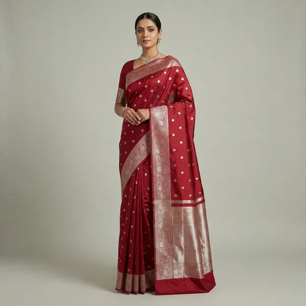 Maroon_Premium_And_Fancy_Design_Synthetic_Silk_Saree_For_Women