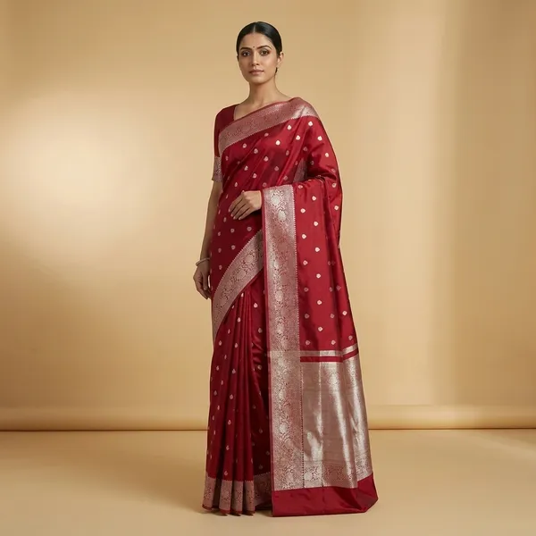 Maroon_Premium_And_Fancy_Design_Synthetic_Silk_Saree_For_Women
