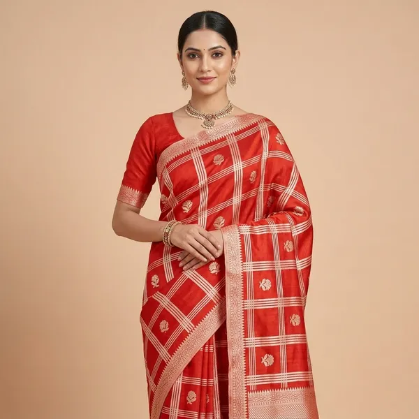 Red_Premium_And_Fancy_Design_Raw_Mango_Katan_Silk_Saree_For_Women