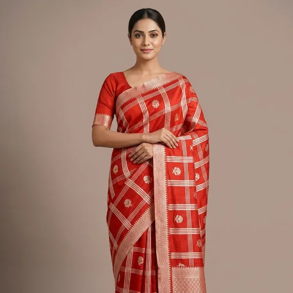 Red_Premium_And_Fancy_Design_Raw_Mango_Katan_Silk_Saree_For_Women