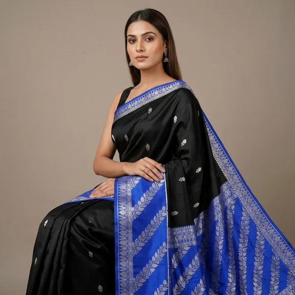 Black_Premium_And_Fancy_Design_Katan_Silk_Saree_For_Women