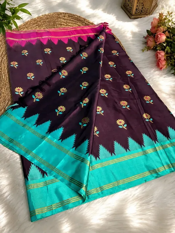 katan_silk_saree_with_minakari_work_zari_weaving_pallu_with_tassels_fabric