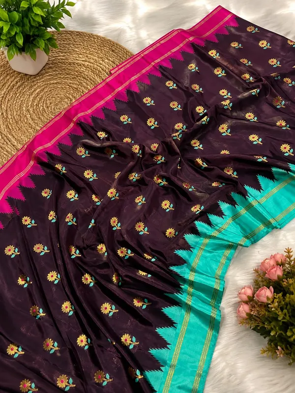 katan_silk_saree_with_minakari_work_zari_weaving_pallu_with_tassels_fabric