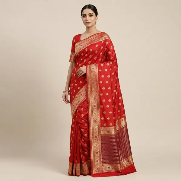 Red_Premium_And_Fancy_Design_Katan_Silk_Saree_For_Women