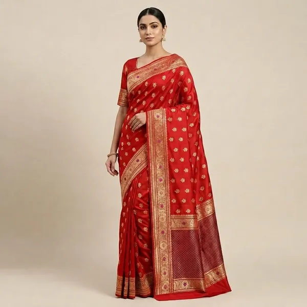 Red_Premium_And_Fancy_Design_Katan_Silk_Saree_For_Women