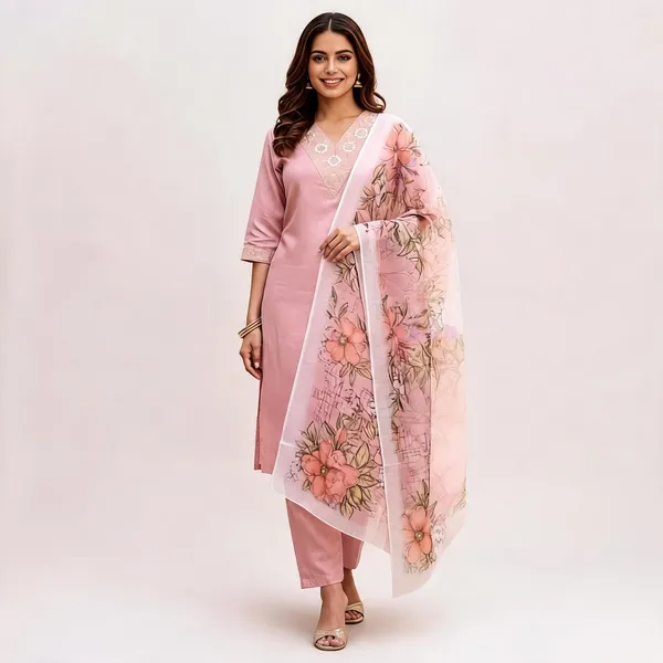 Pink_Rayon_Slub_Straight_Embroidered_3_Piece_Suit_For_Women