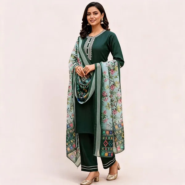 Green_Cotton_Straight_Embroidered_3-Piece_Kurta_Set_For_Women