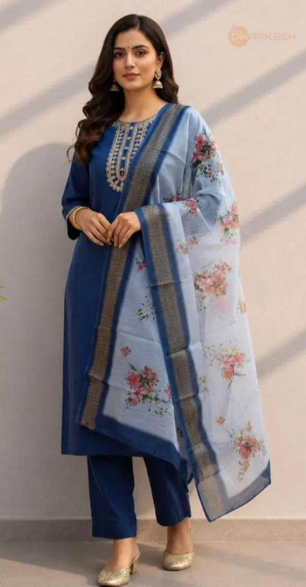 Blue_Rayon_Slub_Straight_Chikankari_Embroidered_3_Piece_Suit_For_Women