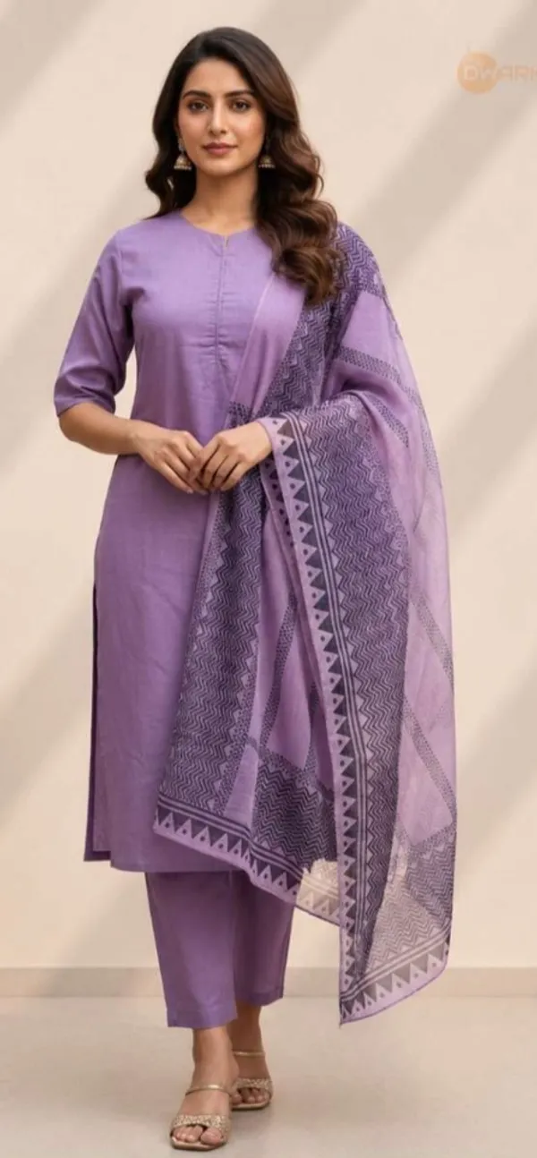 Purple_Rayon_Straight_Fit_Kurta_Pant_Dupatta_Set_For_Women