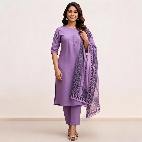 Purple_Rayon_Straight_Fit_Kurta_Pant_Dupatta_Set_For_Women