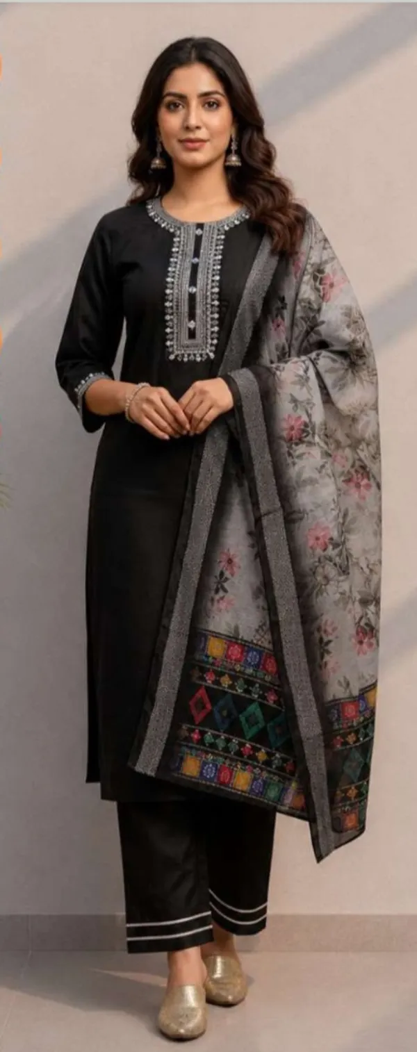 Black_Cotton_Straight_Embroidered_3_Piece_Suit_With_Dupatta_For_Women