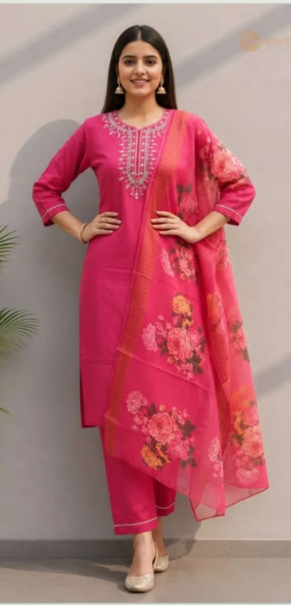 Pink_Rayon_Straight_Embroidered_3-Piece_Organza_Dupatta_Suit_For_Women
