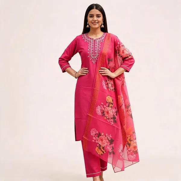 Pink_Rayon_Straight_Embroidered_3-Piece_Organza_Dupatta_Suit_For_Women