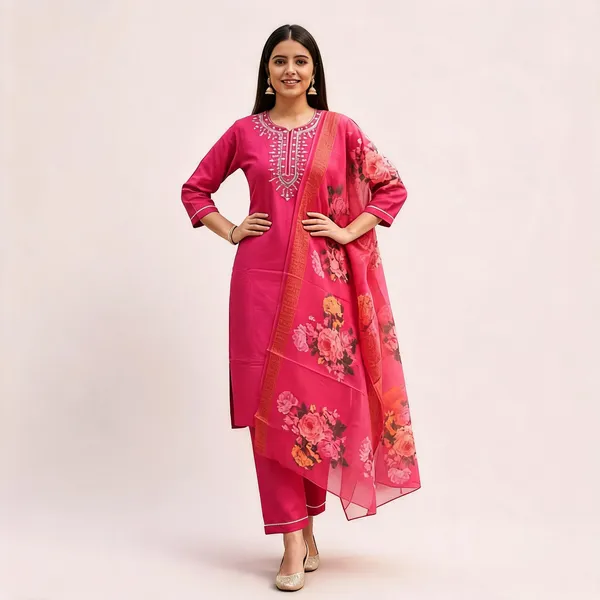 Pink_Rayon_Straight_Embroidered_3-Piece_Organza_Dupatta_Suit_For_Women