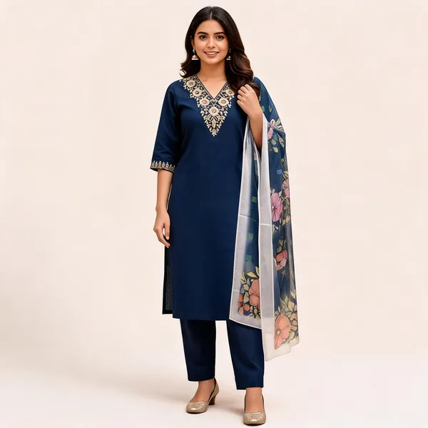 Navy_Blue_Rayon_Straight_Embroidered_Kurta_Pant_Dupatta_Set_For_Women