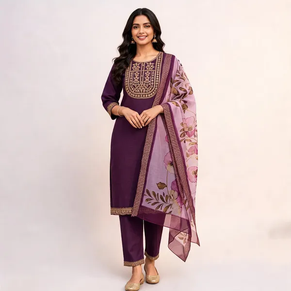 Purple_Rayon_Straight_Embroidered_Kurta_Palazzo_Dupatta_Set_For_Women