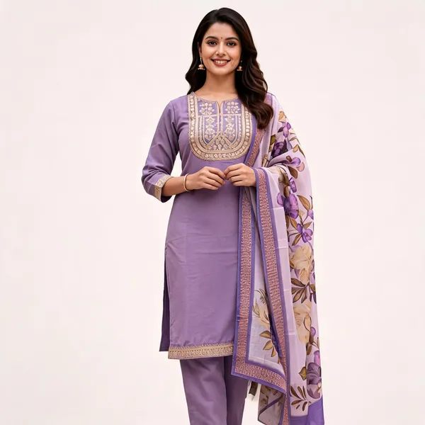 Purple_Rayon_Slub_Straight_Embroidered_3_Piece_Suit_For_Women