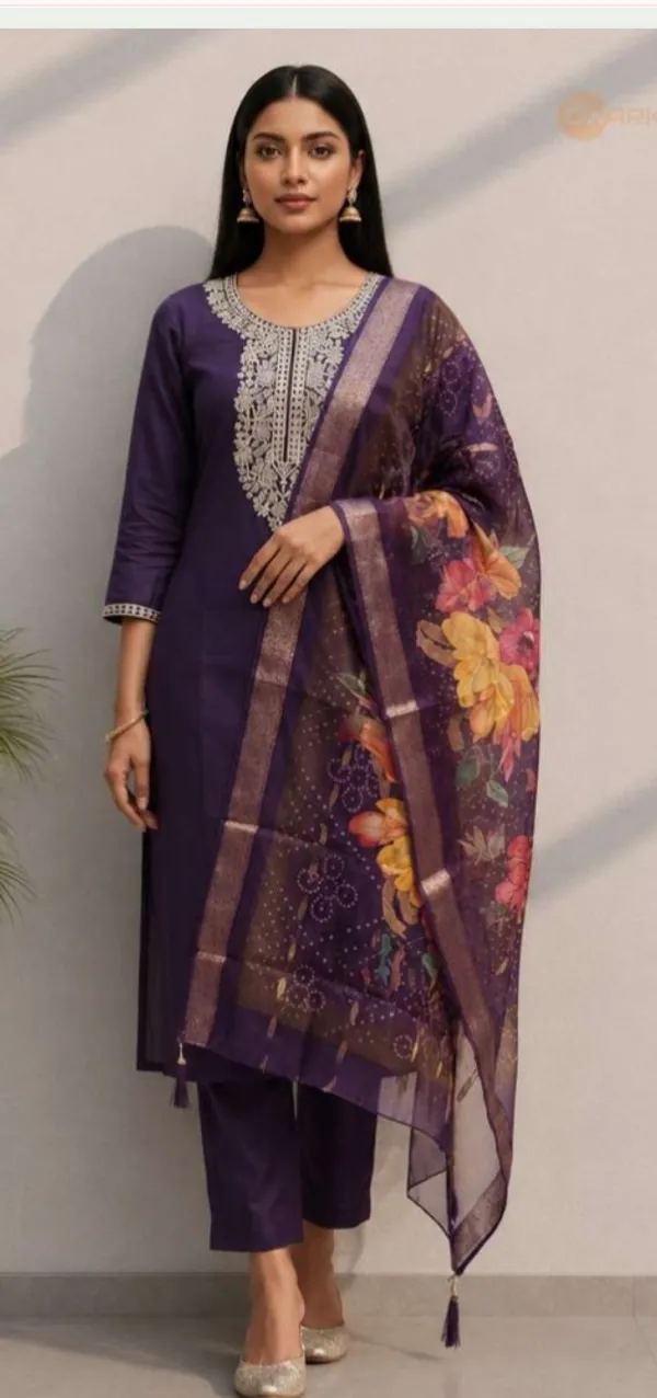 Purple_Roman_Silk_Straight_Embroidered_3_Piece_Suit_For_Women