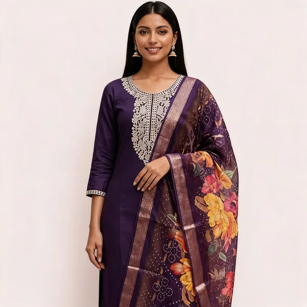 Purple_Roman_Silk_Straight_Embroidered_3_Piece_Suit_For_Women
