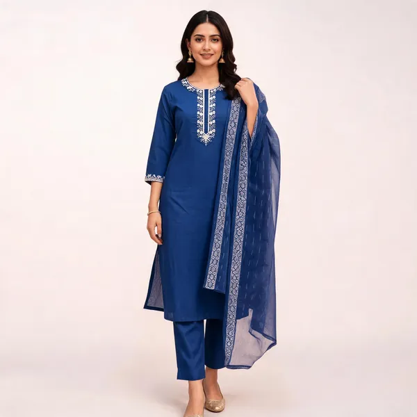 Blue_Rayon_Straight_Embroidered_3-Piece_Kurta_Set_For_Women