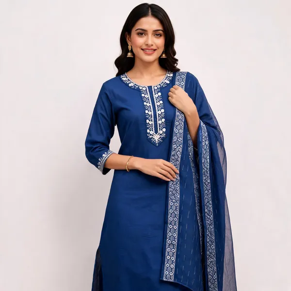 Blue_Rayon_Straight_Embroidered_3-Piece_Kurta_Set_For_Women