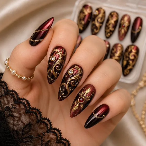 Cat_Eye_Press_On_Nails_For_Women