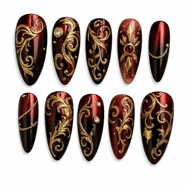 Cat_Eye_Press_On_Nails_For_Women