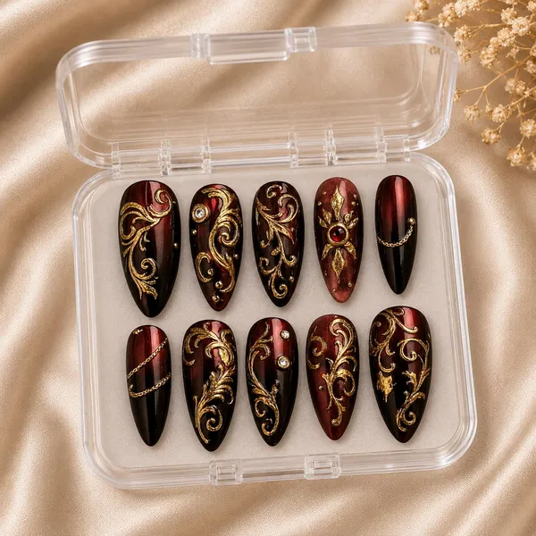 Cat_Eye_Press_On_Nails_For_Women