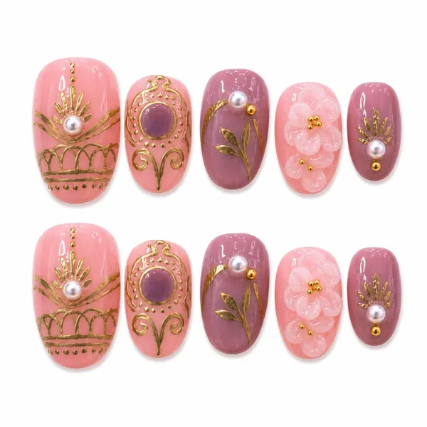 Cat_Eye_Press_On_Nails_Kit_For_Women