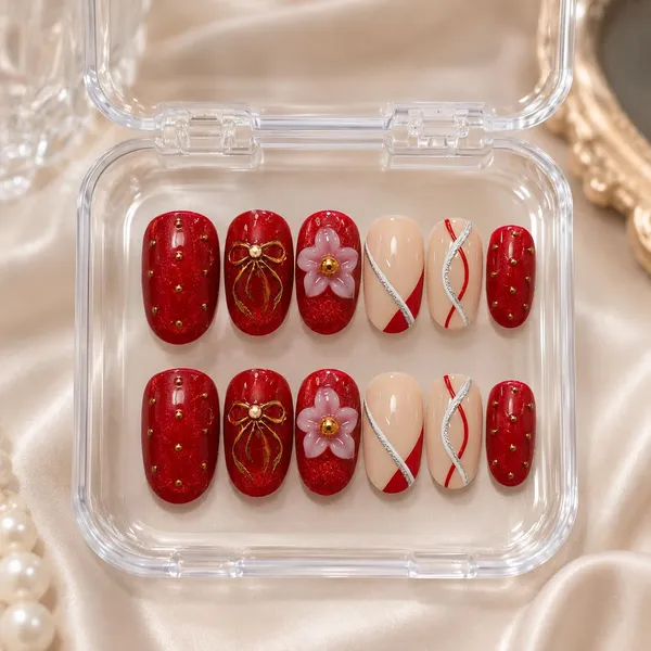 Cat_Eye_Press_On_Nails_Kit_For_Women