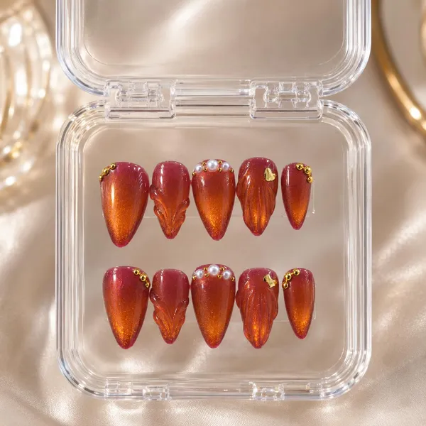 Cat_Eye_Press_On_Nails_Kit_For_Women