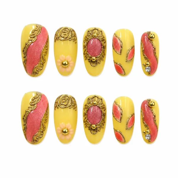 Cat_Eye_Press_On_Nails_Kit_For_Women