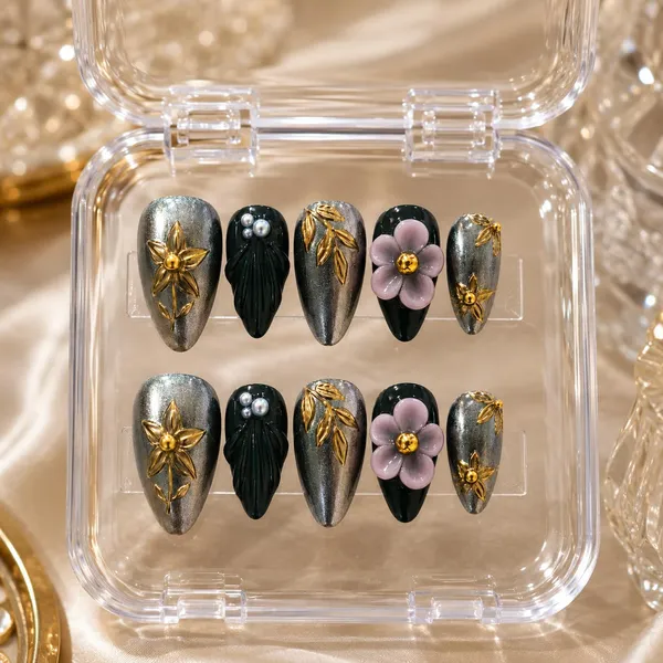 Cat_Eye_Press_On_Nails_Kit_For_Women