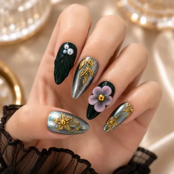 Cat_Eye_Press_On_Nails_Kit_For_Women