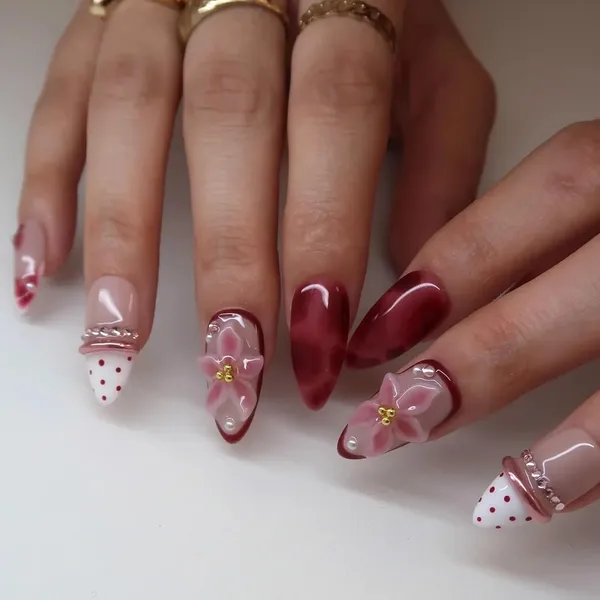 Abstract_Press_On_Nails_For_Women