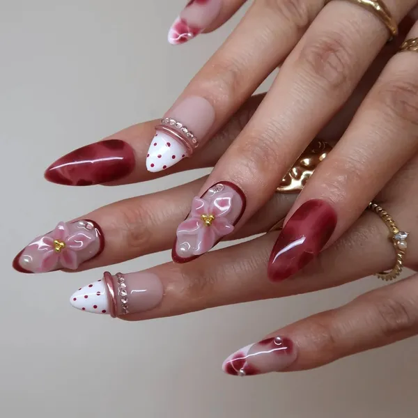 Abstract_Press_On_Nails_For_Women